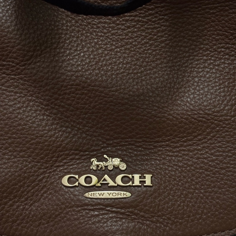 Coach Brown Signature Canvas & Leather Backpack - Picture 4 of 11